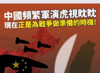 中國頻繁軍演虎視眈眈,現在正是為戰爭做準備的時機